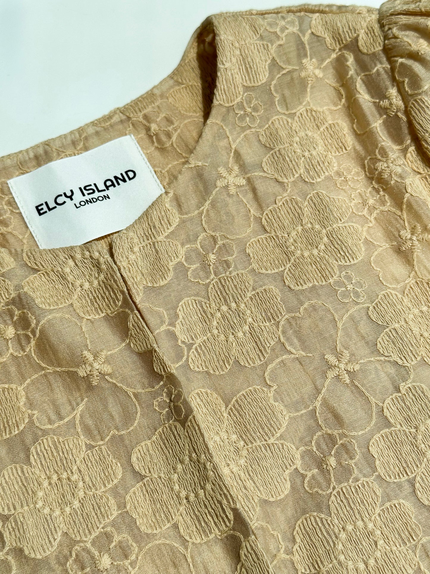 Amelia Floral Lace Cardigan (BEIGE) - ELCY ISLAND
