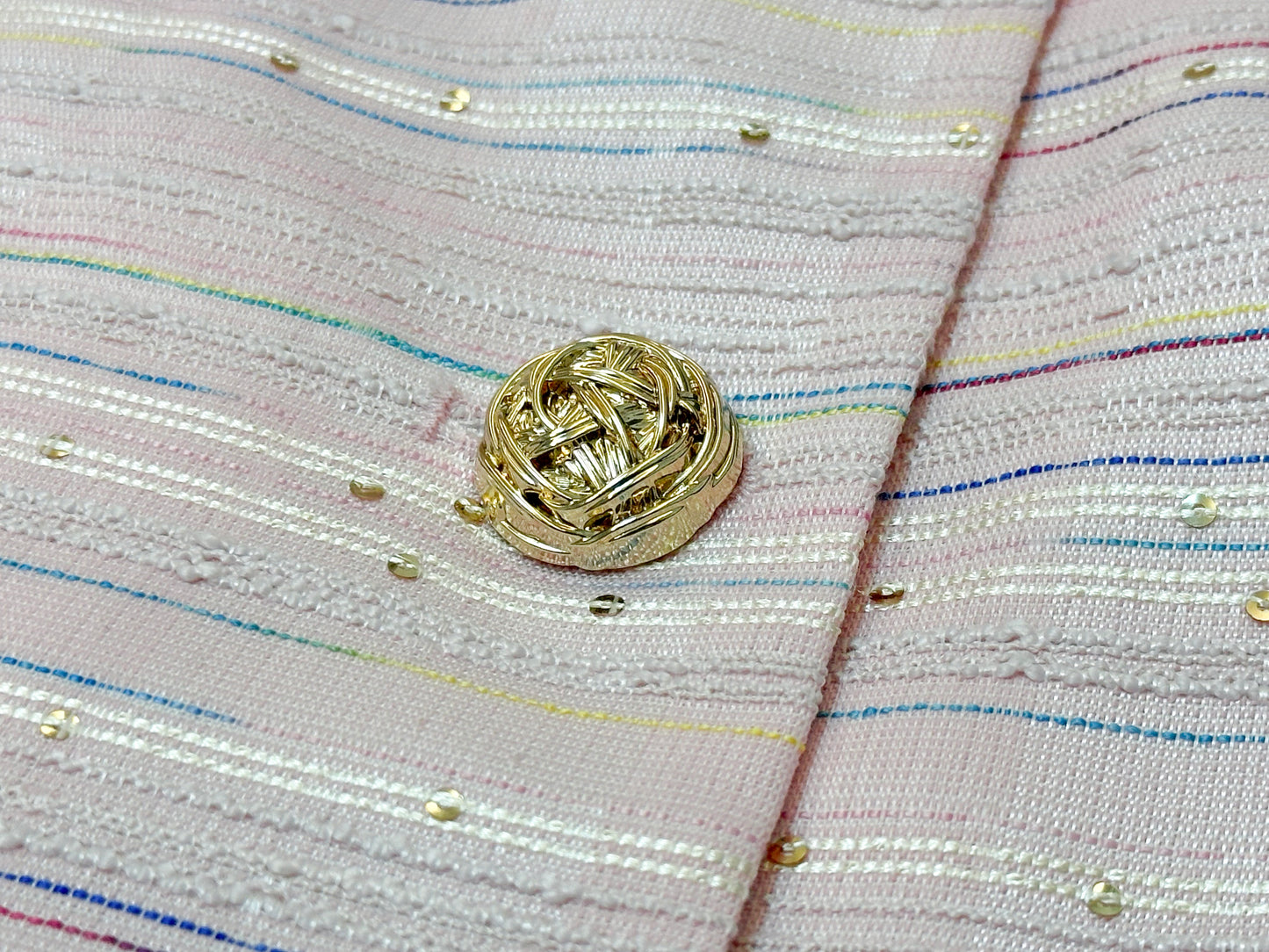 Cherry Blossom Tweed Jacket (PINK) - ELCY ISLAND