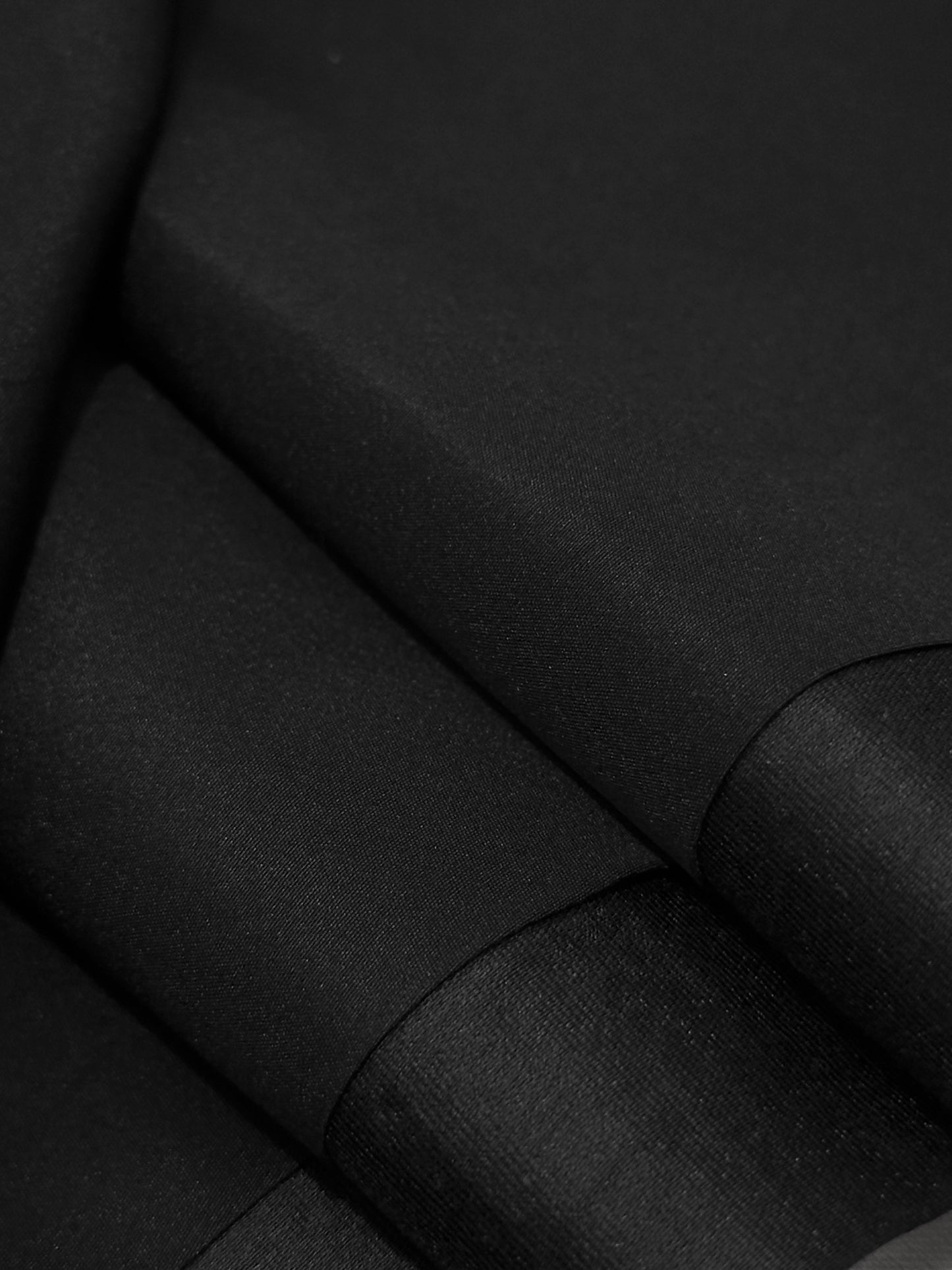 Grace Organza-Trim Wool A-line Skirt (BLACK) - ELCY ISLAND
