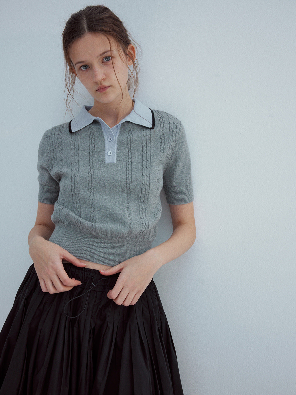 (NEW 10%) Camila Polo Knit - ELCY ISLAND