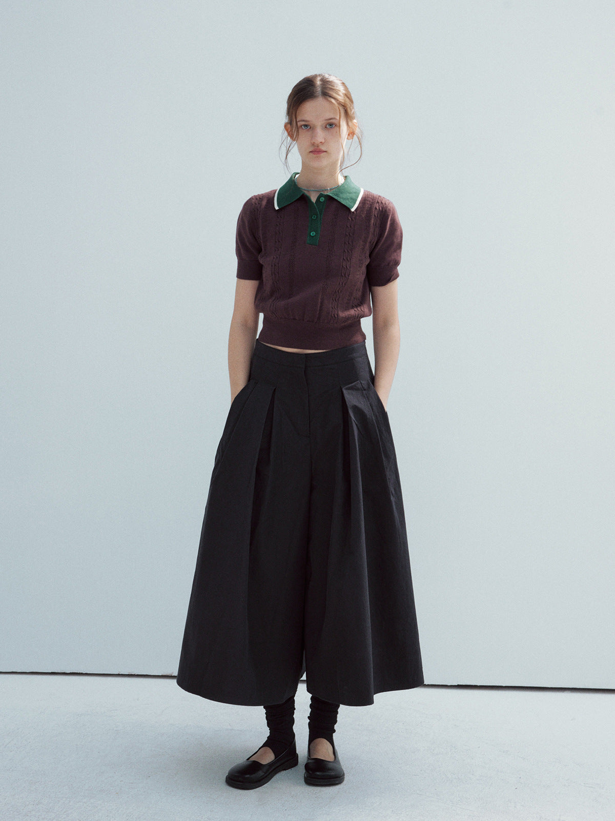 (NEW 10%) Camila Polo Knit - ELCY ISLAND