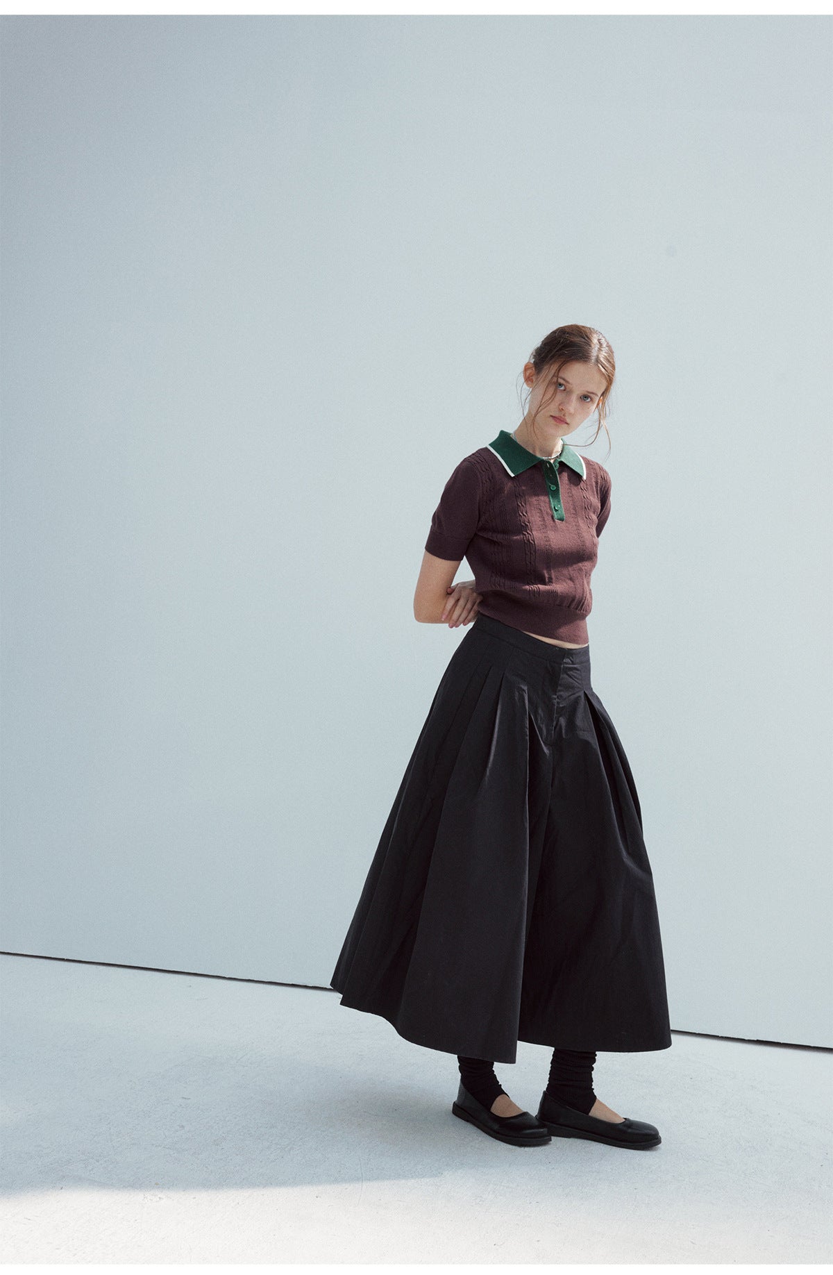 (NEW 10%) Camila Polo Knit - ELCY ISLAND