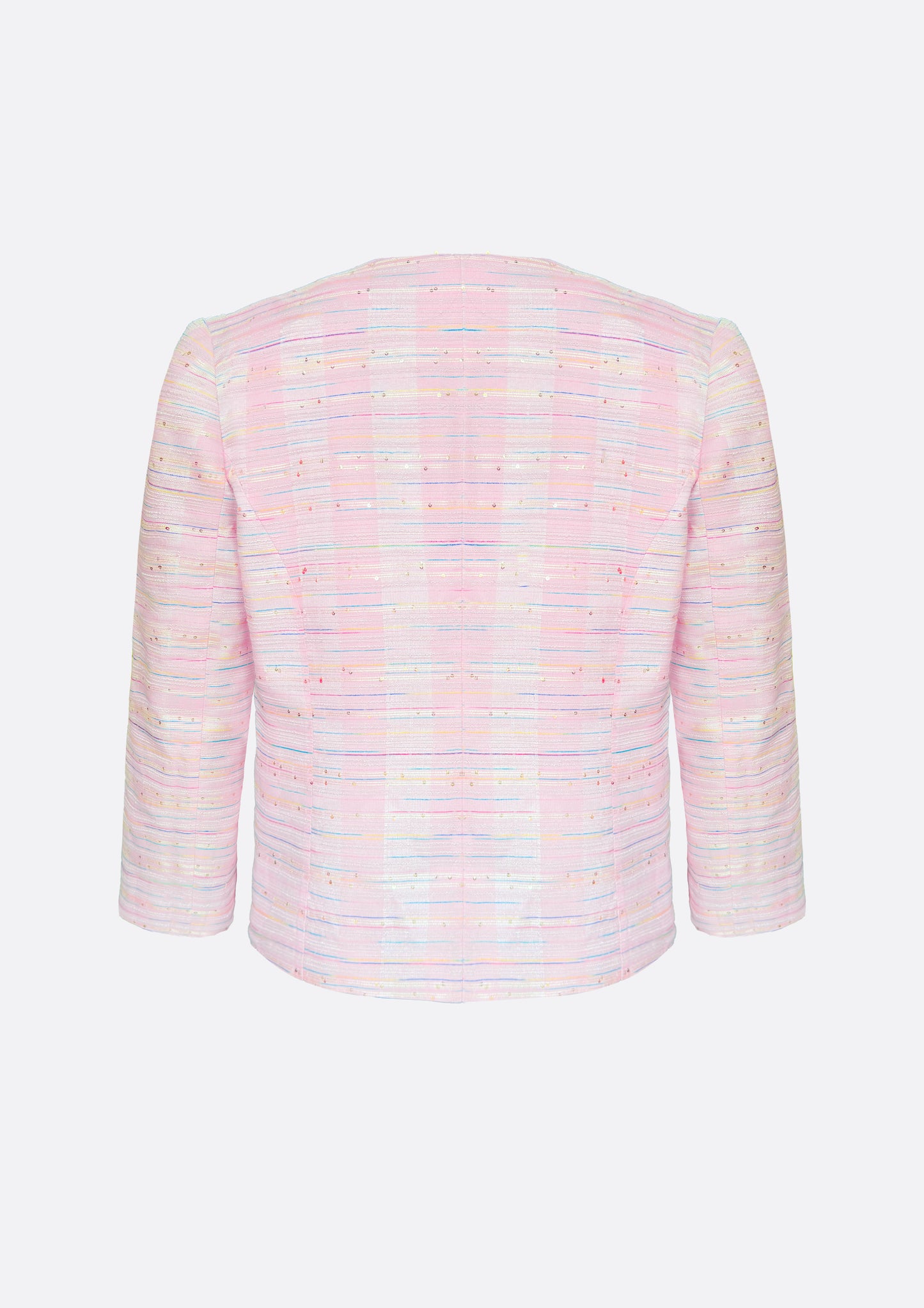 Cherry Blossom Tweed Jacket (PINK) - ELCY ISLAND