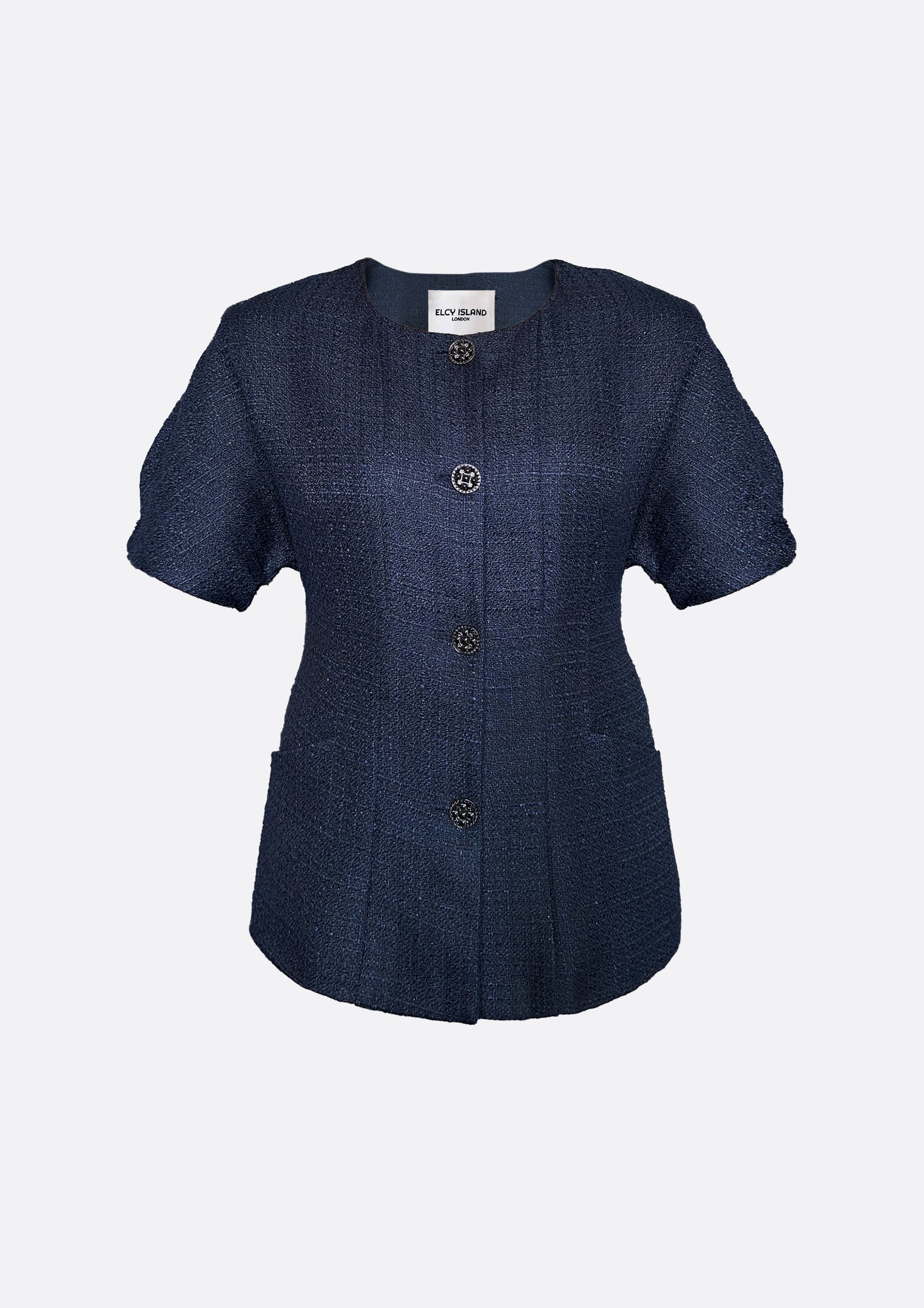 Grace Signature Tweed Jacket (NAVY)