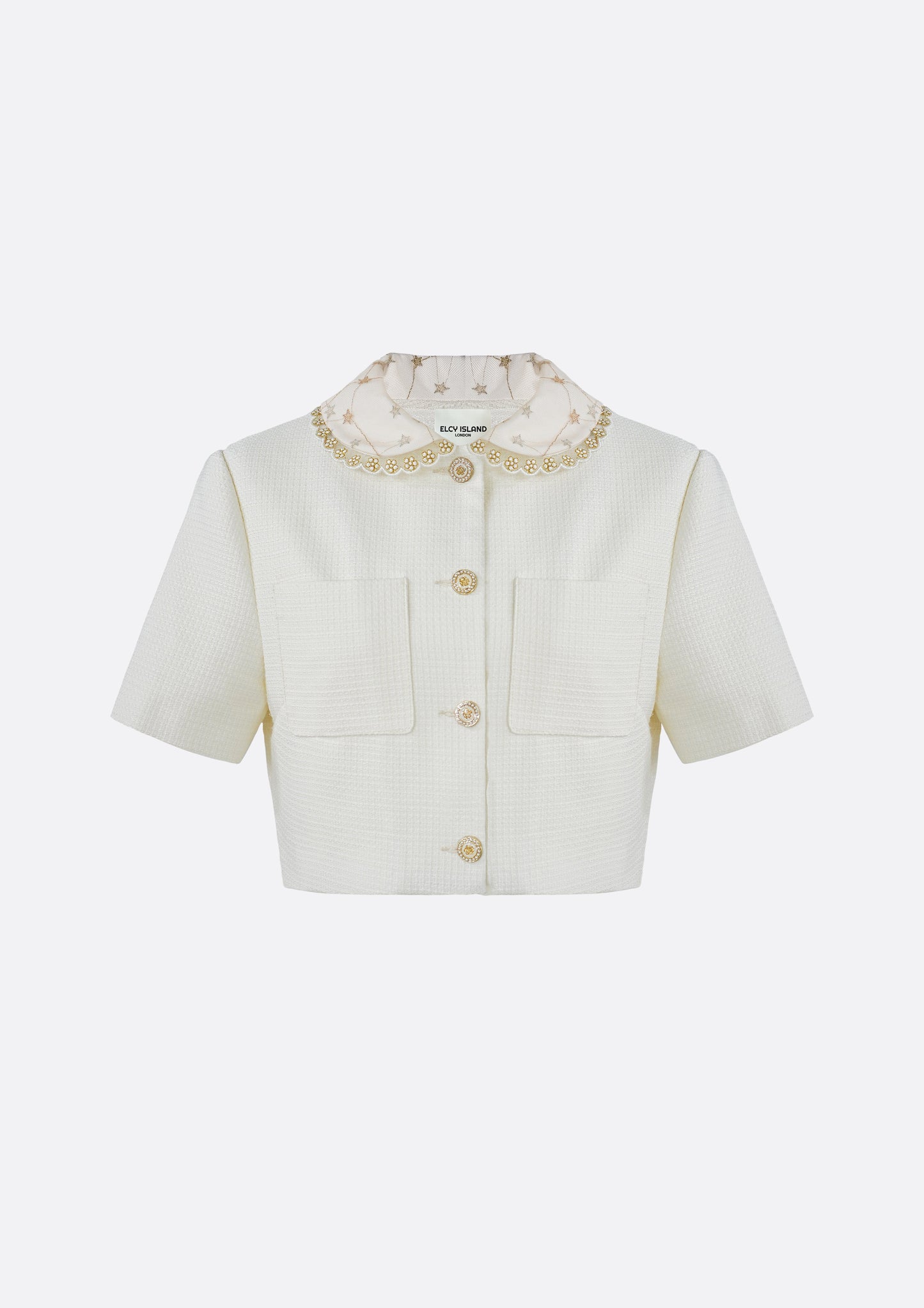 Tweet Jacket Beige - ELCY ISLAND
