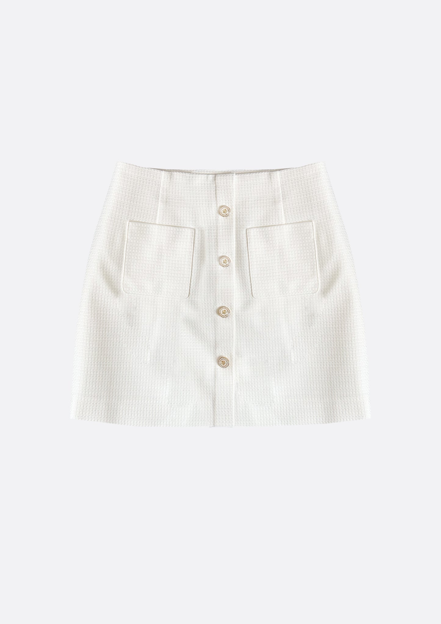 Starry Tweed Mini Skirt (IVORY) - ELCY ISLAND