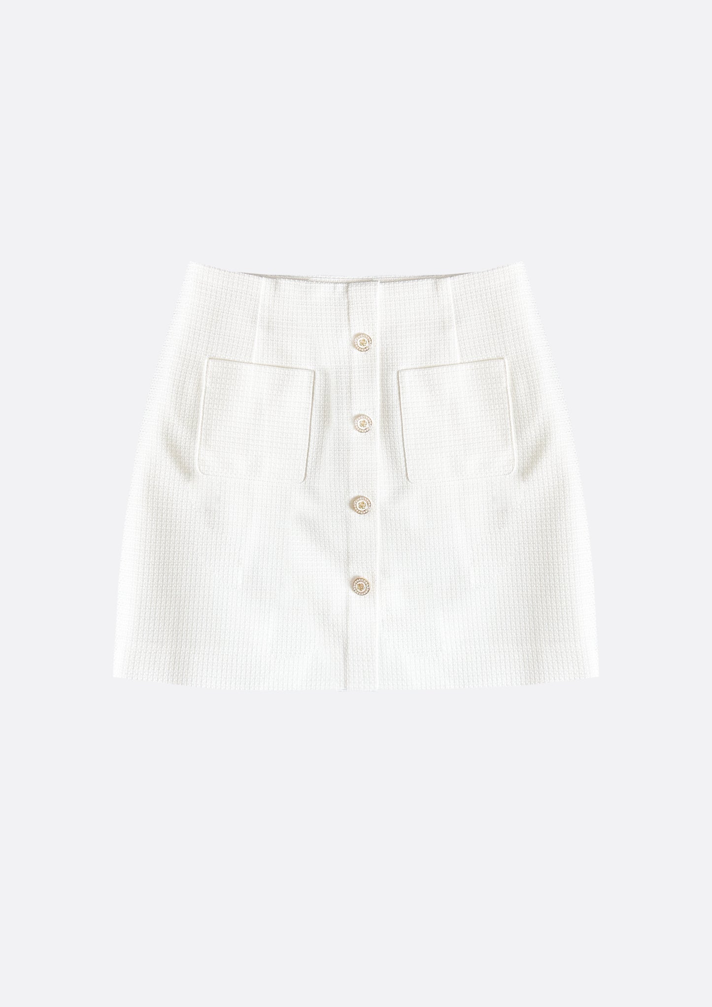 Starry Tweed Mini Skirt (BLACK) - ELCY ISLAND