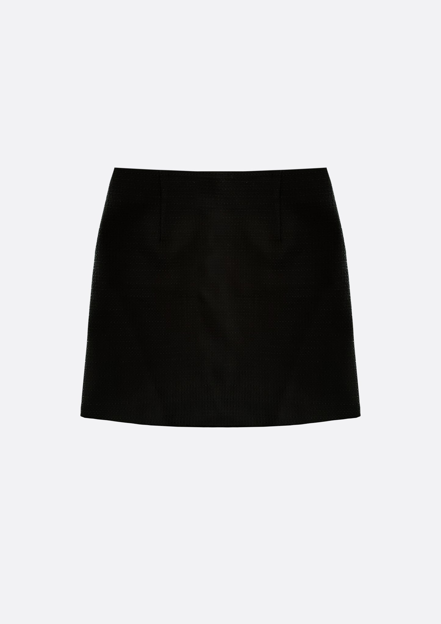 Starry Tweed Mini Skirt (BLACK) - ELCY ISLAND