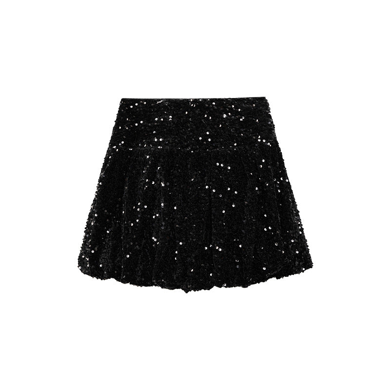 Sequin Sparkle Mini Skirt