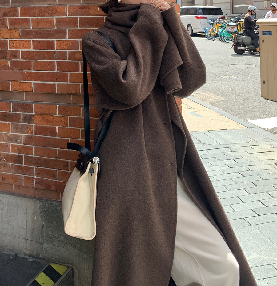 Soft Cashmere Wool Coat