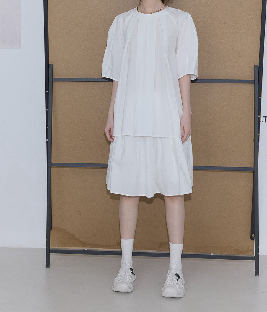 (NEW 10%) Volume Pleated Blouse - ELCY ISLAND
