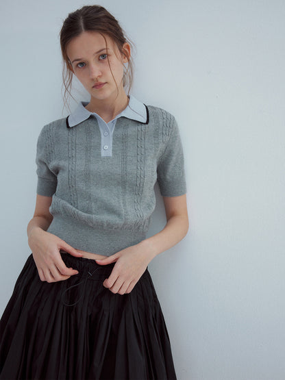 (NEW 10%) Camila Polo Knit - ELCY ISLAND