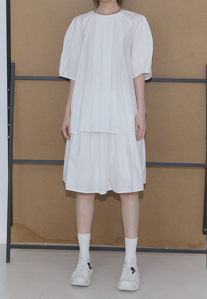 (NEW 10%) Volume Pleated Blouse - ELCY ISLAND